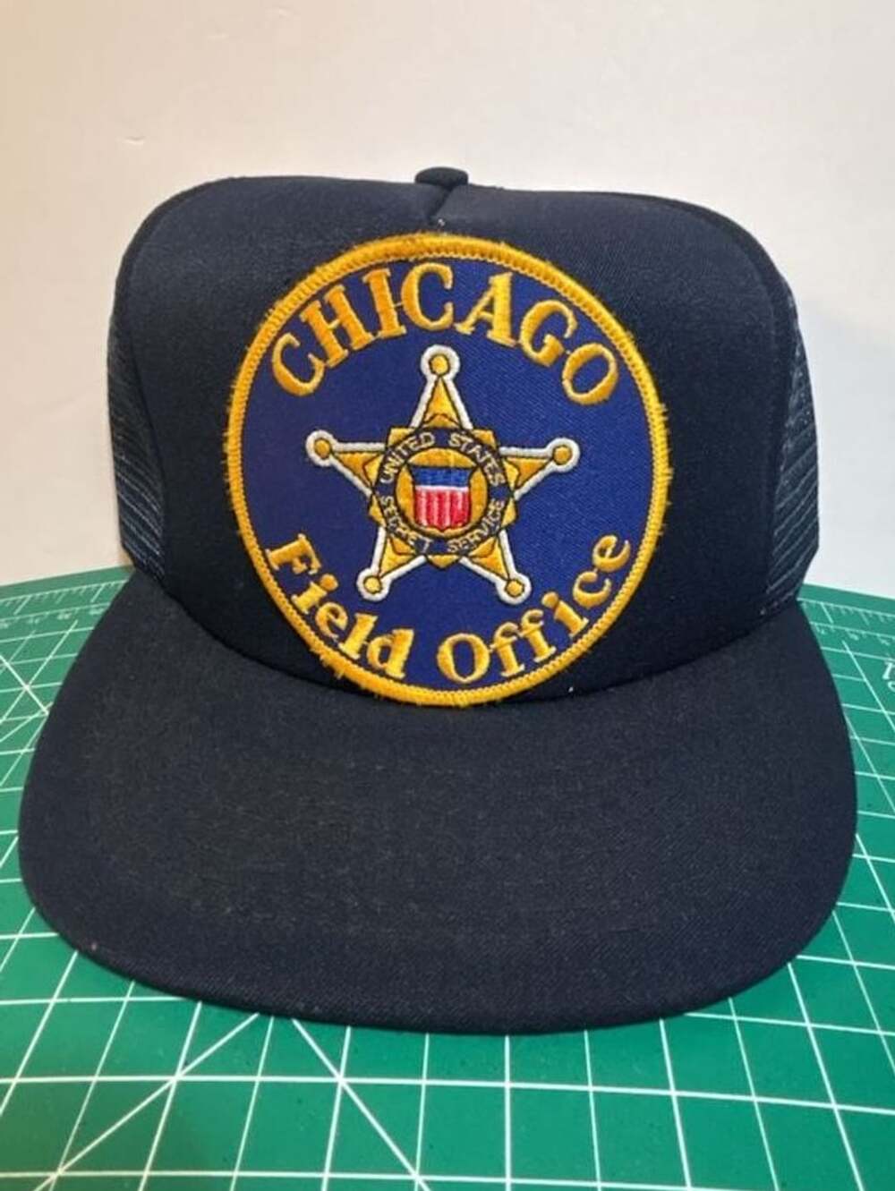 Vintage United States Secret Service Chicago Field Office Trucker Hat Cap